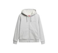 Superdry Borg Lined Full Zip Sweatshirt Grey L Woman