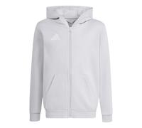 adidas Unisex Kids Entrada26 Full Zip Hoodie Kids Sweatshirt, team light grey/white, 13-14 Years