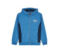 Hooded sweatshirt with zipper Quiksilver No Teacher Bleu 8 ans