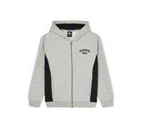 Hooded sweatshirt with zipper Quiksilver No Teacher Gris 12 ans