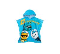 Hooded Towel Poncho Octonauts Blue One Size