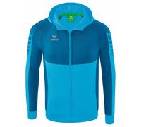 Erima Men's Six Wings Training Jacket with Hood, Curaçao, L