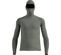 Odlo 112332 Seamless Performance Wool Long Sleeve Base Layer Green 2XL Men