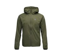 Hooded waterproof jacket Black Diamond Alpine Start Vert L