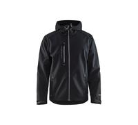 Hooded waterproof jacket Blaklader Black 2XL