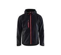 Hooded waterproof jacket Blaklader Black M