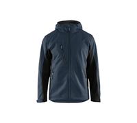 Hooded waterproof jacket Blaklader Bleu XS