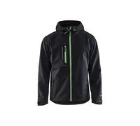 Hooded waterproof jacket Blaklader Noir 3XL