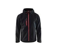 Hooded waterproof jacket Blaklader Noir 4XL