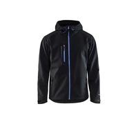 Hooded waterproof jacket Blaklader Noir XS