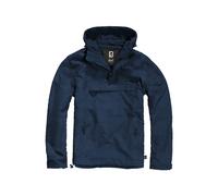 Hooded waterproof jacket Brandit Bleu M