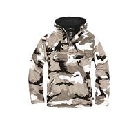 Hooded waterproof jacket Brandit Gris S