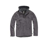 Hooded waterproof jacket Brandit Gris S