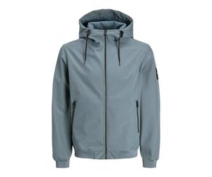 Hooded waterproof jacket Jack & Jones Basic Gris S