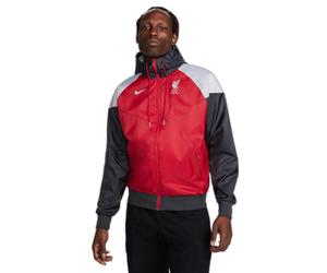 Hooded waterproof jacket Liverpool FC SPE Woven Lined Windrunner 2023/24 Rouge M