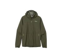 Hooded waterproof jacket Rab Windgather Green L