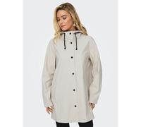 Hooded Waxed Jacket Ecru
