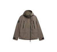 Hooded windbreaker with embroidered logo Superdry Ultimate Marron XL