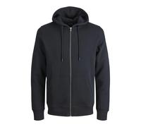 Jack & Jones Bradley Plus Size Full Zip Sweatshirt Black 5XL / Regular Men