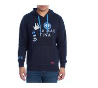 Hooded Zip Sweatshirt with Unique Graphics - male - La Martina - Hoodies - Blue - 3XL - Sweatshirts & Hoodies 3XL