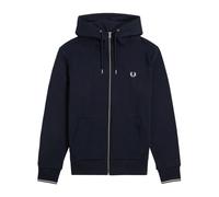 Hooded Zip Through Sweatshirt - male - Fred Perry - Zip-throughs - Blue - L - Sweatshirts & Hoodies L