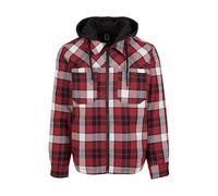 Hooded zip-up overshirt Brandit Rouge S