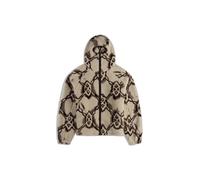 Hooded zip-up with pattern Daily Paper Sherpa Marron XL