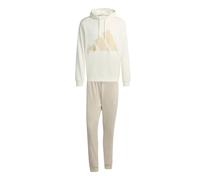 adidas Sportswear Big Logo French Terry Tracksuit Pure White - XL