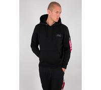 Hoodie Alpha Industries Back Print Camo Noir L