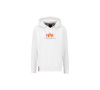 Hoodie Alpha Industries Basic Rubber Blanc M