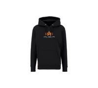 Hoodie Alpha Industries Basic Rubber Noir XS