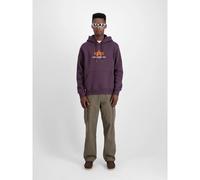 Hoodie Alpha Industries Basic Rubber Violet M