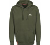 Alpha Industries Basic Small Logo Hoodie Green 2XL Men