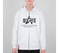 Alpha Industries Basic Full Zip Sweatshirt White S Men