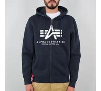 Hoodie Alpha Industries Basic Zip Bleu 2XL
