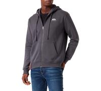 Hoodie Alpha Industries Basic Zip SL Gris S