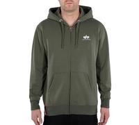 Alpha Industries Basic Sl Full Zip Sweatshirt Green XL Men