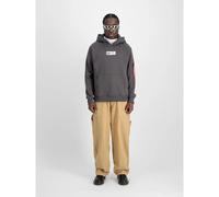 Hoodie Alpha Industries Metal Plate Gris S