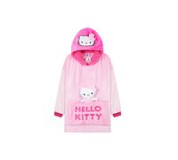 Hoodie Blanket With Plush Hello Kitty Pink One Size