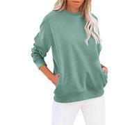 Hoodie Blanket Women Ladies Gym Wear Jumpers Teachers Gifts Activities Women's Crew Neck Solid Color Sweatshirt Long Sleeves Casual Pullover Cute Lightweight Loose Tops Outlet Clearance Uk