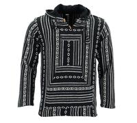 Hoodie Cardigan Gheri Cotton Baja Unlined Hoody Hooded Hippy Jacket Jumper