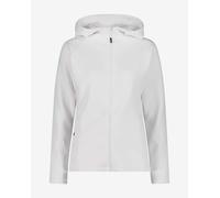 Hoodie CMP 4 Way Full Zip white women's - XXS