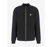 Hoodie EA7 Premium Shield Full Zip black pure - S
