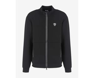 Hoodie EA7 Premium Shield Full Zip black pure - S