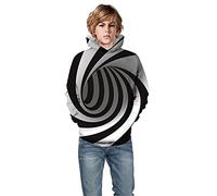 Hoodie for Boys Child Sweatshirt Sports Casual Wear Breathable, Lightweight Hooded Jumper Outfit Back to School Shirts Tops Kids Age 5-13 Years White