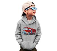 Hoodie for Boys Child Sweatshirt Sports Casual Wear Breathable, Lightweight Hoody Sportswear School Top Pullover Girls Grey
