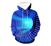 Hoodie for Boys Girls Comfortable Hooded/Sweatshirt Long Sleeve Pullover Breathable, Lightweight Warm Soft Sweatshirt Gaming Hoody Kids Children Clothes Unisex Blue