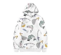 Hoodie for Boys Girls Hooded Top Sweatshirt Child Graphic Outfits Breathable, Lightweight Warm Soft Pullover Gaming Hoody Kids Uniform Ages 3-16 Years