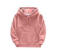 Hoodie for Boys Girls Hooded Top Sweatshirt Graphic Outfits Long Sleeve Comfortable School Spring Summer Walking Pink