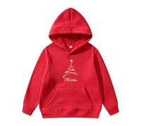 Hoodie for Boys Unisex Top Jacket Plain Sweatshirt Long Sleeve Girls Pullover Jumper Outfit Back to School Shirts Tops Childrens Age 2-13 Years